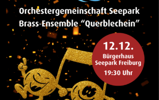 Konzert am Seepark - 12.12.2026 - Orchestergemeinschaft Seepark im Bürgerhaus Seepark Freiburg