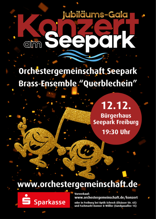 Konzert am Seepark - 12.12.2026 - Orchestergemeinschaft Seepark im Bürgerhaus Seepark Freiburg